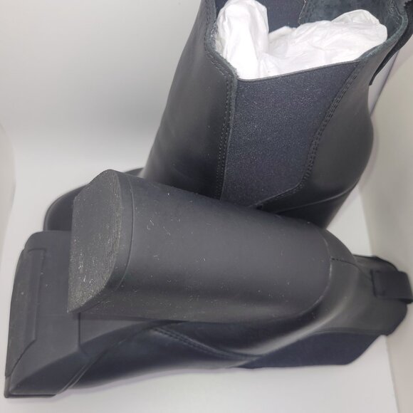 Steve Madden Black Platform Ankle Booties - Picture 6 of 11